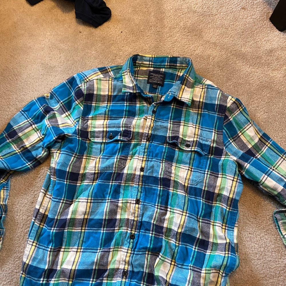American Eagle - 3 flannels